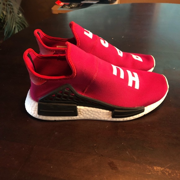 Adidas Pharrell Williams NMD HU “Scarlet” - Picture 2 of 7